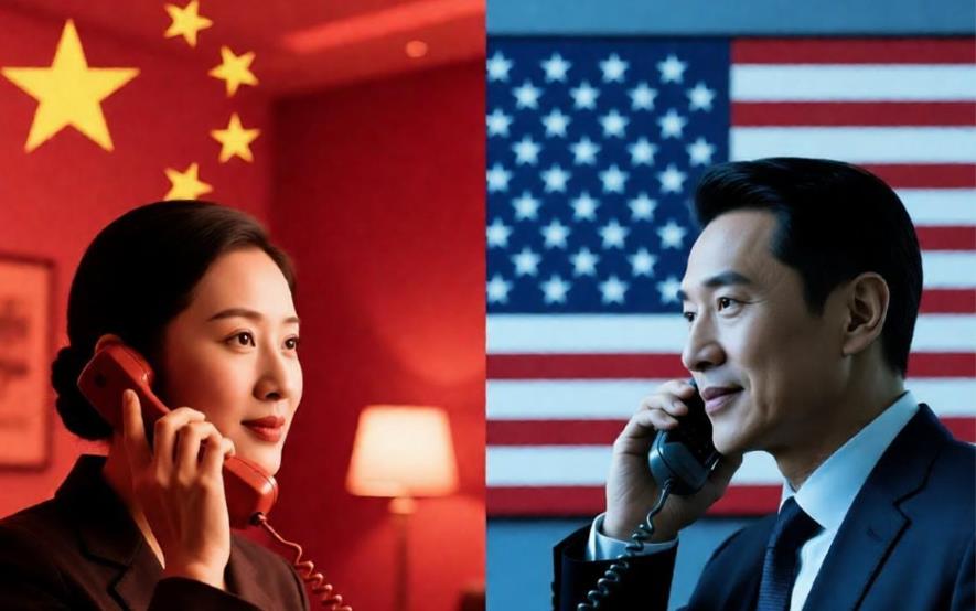 习近平同美国总统特朗普通电话