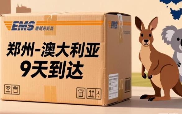 郑州 - 澳大利亚（9天）EMS单号：LZ053***374CN