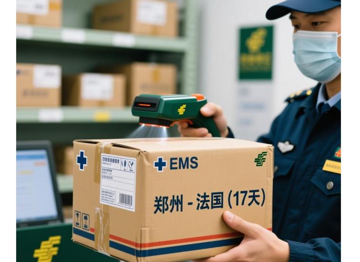 郑州 - 法国（17天）EMS单号：EV011***029CN